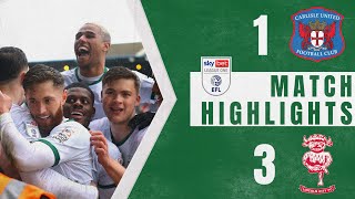 Carlisle United v Lincoln City highlights [upl. by Craven]