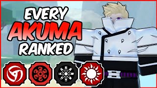 EVERY Akuma RANKED From WORST To BEST  Shindo Life Bloodline Tier List [upl. by Pittel]