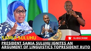 KenyaTanzania Banter Ruto and Samia Suluhus Swahili Exchange Sparks Laughter and Unity [upl. by Rolfston794]