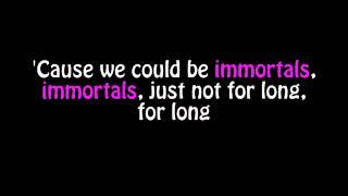 Fall Out Boy  Immortals Lyric video From quotBig Hero 6quot [upl. by Merrel]