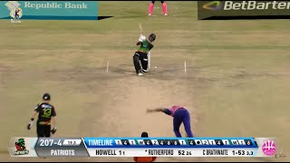 Sherfane Rutherford Smashes THREE Sixes in a Row  CPL 2023 [upl. by Rosemaria]