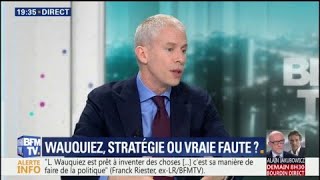 Laurent Wauquiez est quotprêt à inventer des chosesquot pour se rendre agréable selon Franck Riester [upl. by Bubalo893]