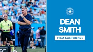 Dean Smith Press Conference  Charlotte FC vs New England Revolution [upl. by Alleinnad]