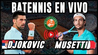 Djokovic vs Musetti  Etcheverry vs Ruud  Roland Garros 2024 [upl. by Irat]