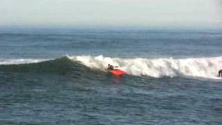 kayak surfing at the Oregon Coast [upl. by Enialem]