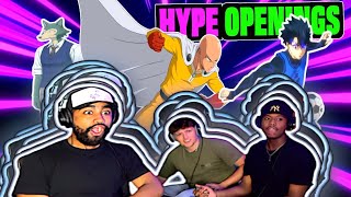 We Reacted to YOUR FAVORITE Hype Anime Openings Part 2  Tejidotcom [upl. by Gollin]