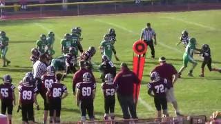 Bangor Slaters 130 lbs Football vs Pen Argyl October 16 2016 [upl. by Aleacin]