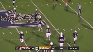 Jefferson Bulldogs vs Mineola Jackets [upl. by Shear11]