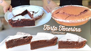 TORTA TENERINA al CIOCCOLATO FONDENTE tipica Ferrarese [upl. by Alyakcim604]