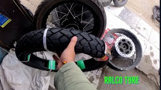 ralco rear tyre bullet 350 standard [upl. by Ennayelhsa182]