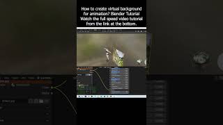 How to create virtual background for animation Blender Tutorial blender background 3danimation [upl. by Dotson88]