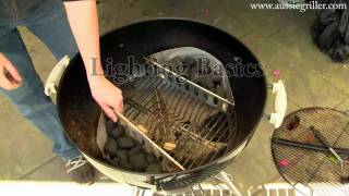 How to  Charcoal Kettle Barbecue Basics  No Recipe [upl. by Ahouh27]