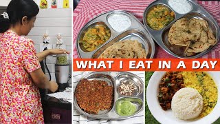 WHAT I EAT IN A DAY  Healthy Indian Meal Ideas  Easy Indian Vegetarian Meal Ideas [upl. by Anirtek933]