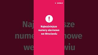 Najważniejsze numery alarmowe wroclaw powódź [upl. by Nnyrb]