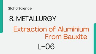 Extraction of Aluminium From Bauxite L6 [upl. by Linetta]