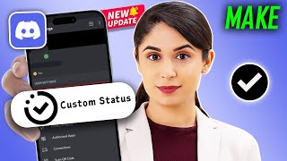 How To Make A Custom Status On Discord mobile  Full Guide [upl. by Artina]