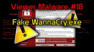 FakeWannaCry Ransomware Can it encrypt files  VM 18 [upl. by Uyr619]