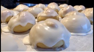 Glazed Lemon Knot Cookies  MarysKitchenMtl [upl. by Aicirtal]