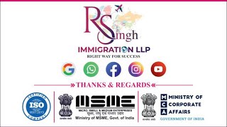 R SINGH IMMIGRATION LLP is live [upl. by Ahsilram]