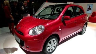 2013 Nissan Micra  Exterior and Interior Wakaround  2012 Paris Auto Show [upl. by Mumford]