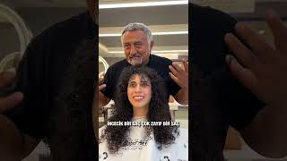 Curl Cut  Sabit Akkaya Hairstylist saçkesimi saçboyama saç kuaför saçbakımı [upl. by Alejandro]