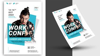 How to Design a Flyer in Photoshop [upl. by Lolanthe]