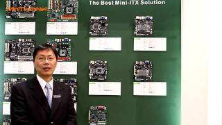 ECS Elitegroup H67H2I amp H61H2I2 Intel Sandy Bridge MiniITX Mainboards  CeBIT 2011 EN [upl. by Norrek963]