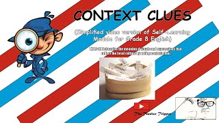 Determining the Meaning of the Word Using Context Clues Grade 8 English Q1  Module 1 [upl. by Ender]