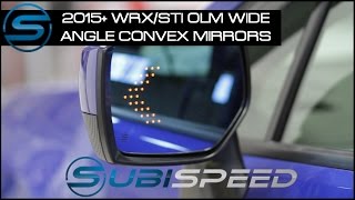 Subispeed  2015 WRXSTI Wide Angle Convex Mirrors [upl. by Enihpad891]