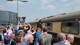 GWR Clun Castle leaving Bristol Temple Meads 11th May 2024 [upl. by Etnohc]