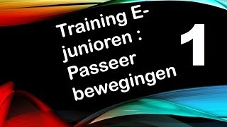 Voetbal training Epupillen passeerbewegingen 12 [upl. by Teeter293]