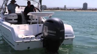 Yamahas new F200 fourstroke outboard [upl. by Zulema]