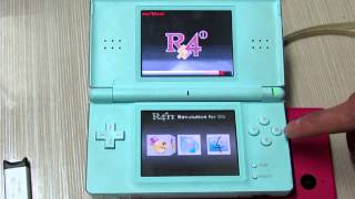 R4iTT RTS Black Card Upgrade for DSi XL V144flv [upl. by Litsyrk]