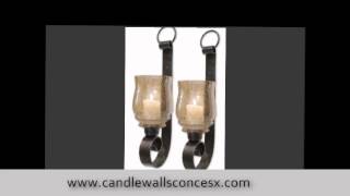 Candle Sconces Wall [upl. by Yatnod]