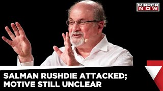 Author Salman Rushdie Attacked During A Event In New York  Suspect Held  Latest English News [upl. by Dom189]