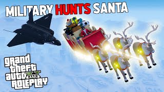 THE MILITARY HUNTS SANTA IN GTA RP [upl. by Nasar]