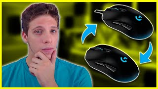 COMPARAÇÃO e REVIEW entre o mouse LOGITECH G703 e G403  Qual o melhor [upl. by Yrelbmik]