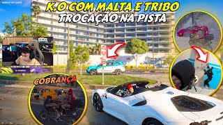 KO NA PISTA CONTRA MALTA E TRIBO  POLICIA FOLGOU E TEVE POCAÇÃO NA DP  BKINHO RP CLIPS [upl. by Nnyletak]