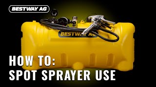 HOW TO Bestway Ag spot sprayer operation [upl. by Agan789]