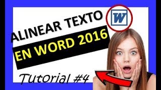 🔴ALINEAR TEXTO e INTERLINEADO en word 4 2019✔️ curso basico de word 2016 para principiantes [upl. by Assehc]