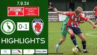 HIGHLIGHTS  Biggleswade Town 0  1 Bromsgrove Sporting [upl. by Yor]