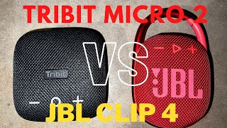 Tribit Stormbox Micro 2 vs JBL Clip 4  sound battle [upl. by Arjan]