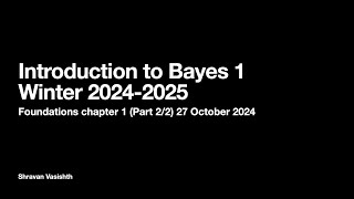 Part 22 of lecture on Chapter 1 of Introduction to Bayesian Data Analysis for Cognitive Science [upl. by Gill]