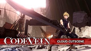 Code Vein Character Creation – Cloud Strife Final Fantasy 7 ★ Cutscene Showcase [upl. by Coreen]