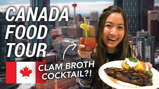 Epic Canadian Food Tour in Calgary Canada Ultimate Guide 🇨🇦 [upl. by Jade]