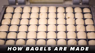 How Bagels Are Made • Tasty [upl. by Gwenni]