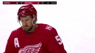 Niklas Kronwall lays a massive hit on Nick Cousins [upl. by Odanref]