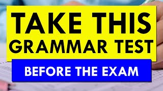 Take This Grammar Test Before The English Exam [upl. by Dov]