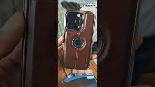 iPhone 16pro NJOYNY Luxury Branded Leather case premium Quality shortvideoyoutubeshorts [upl. by Patti781]