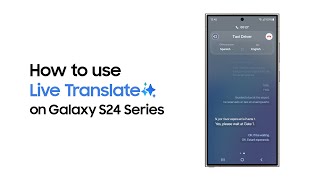 How to use Live Translate on the Galaxy S24 Ultra  Galaxy AI Is Here  Samsung UK [upl. by Siberson144]